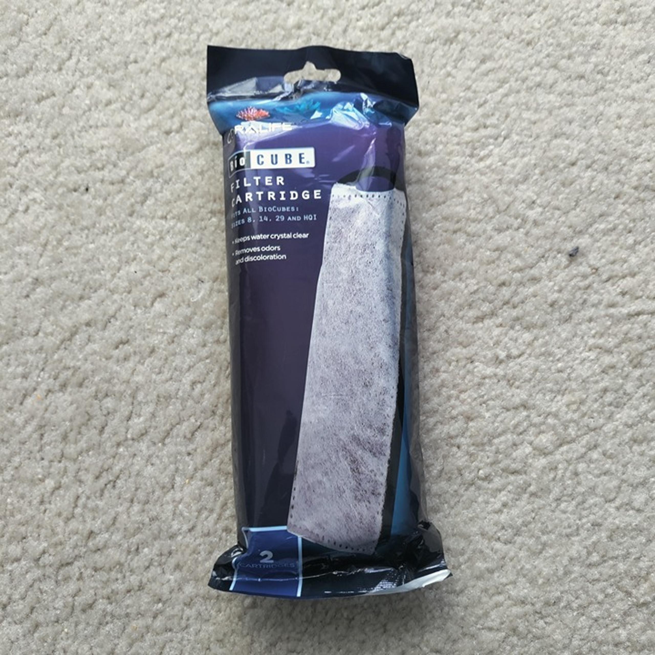 New Coralife 2-Pack BioCube Filter Cartridge for Aquarium 1-Pack of 2