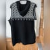 Woolrich Hooded Lambswool Full Zip Snowflake Nordic Vest Size 2XL