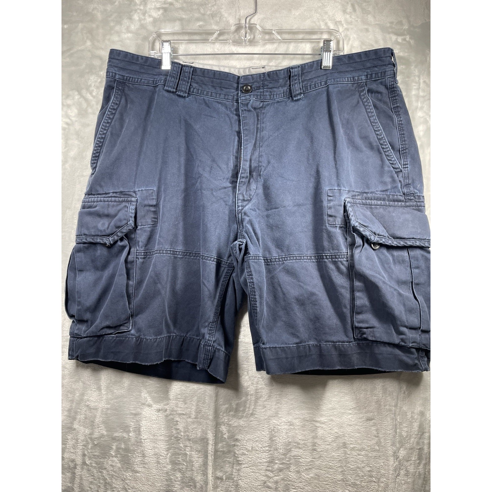 Polo Ralph Lauren Mens Blue Cargo Shorts Size 42 Relaxed Fit Blue EUC