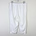 J. Jill Purejill Linen White Roll Tab Rolled Hem Cropped Pants Size L Petite
