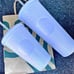 Starbucks Christmas Icy White Studded Set 24oz & 16oz