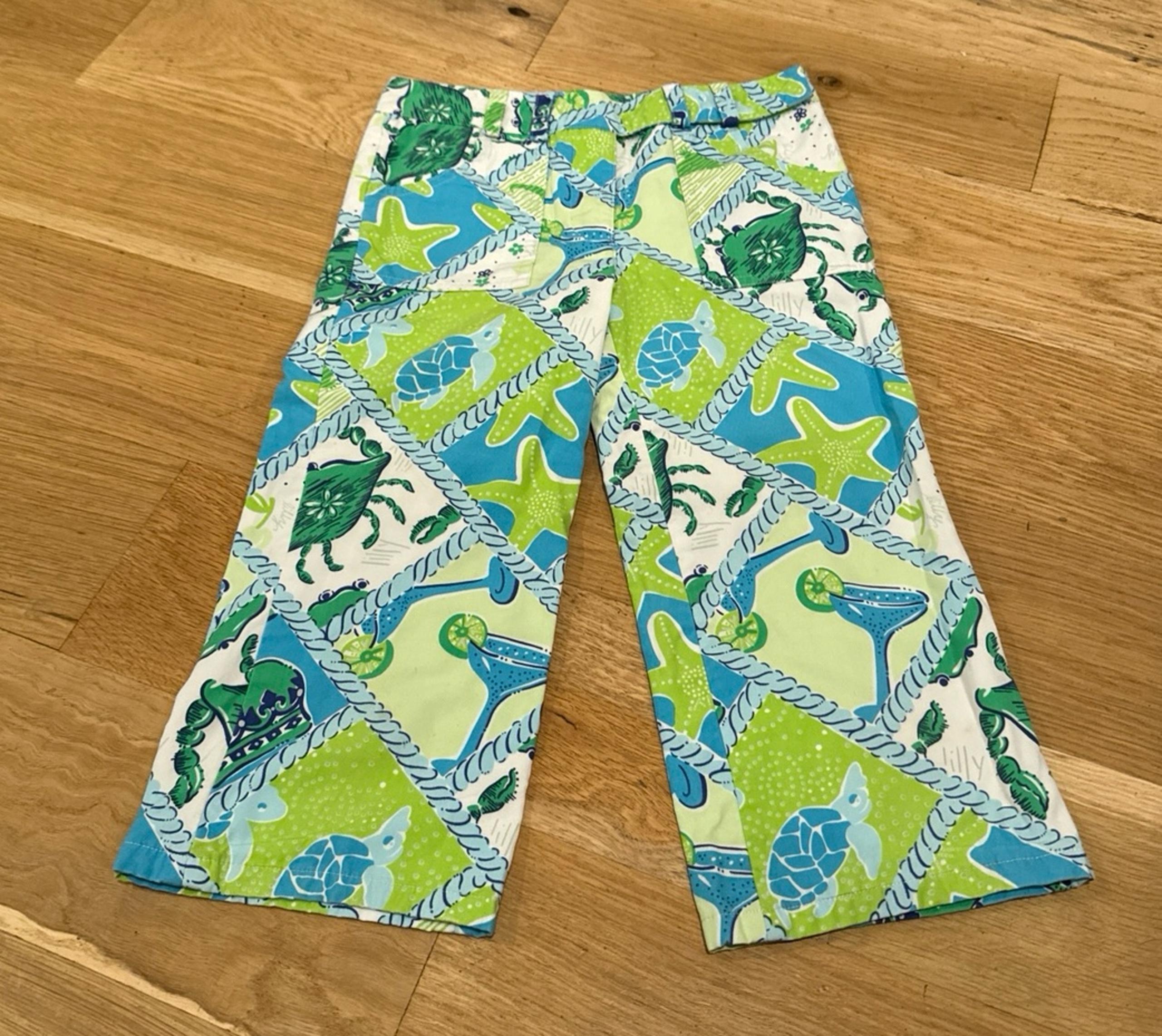 Girls Lilly Pulitzer Cropped Pants 7