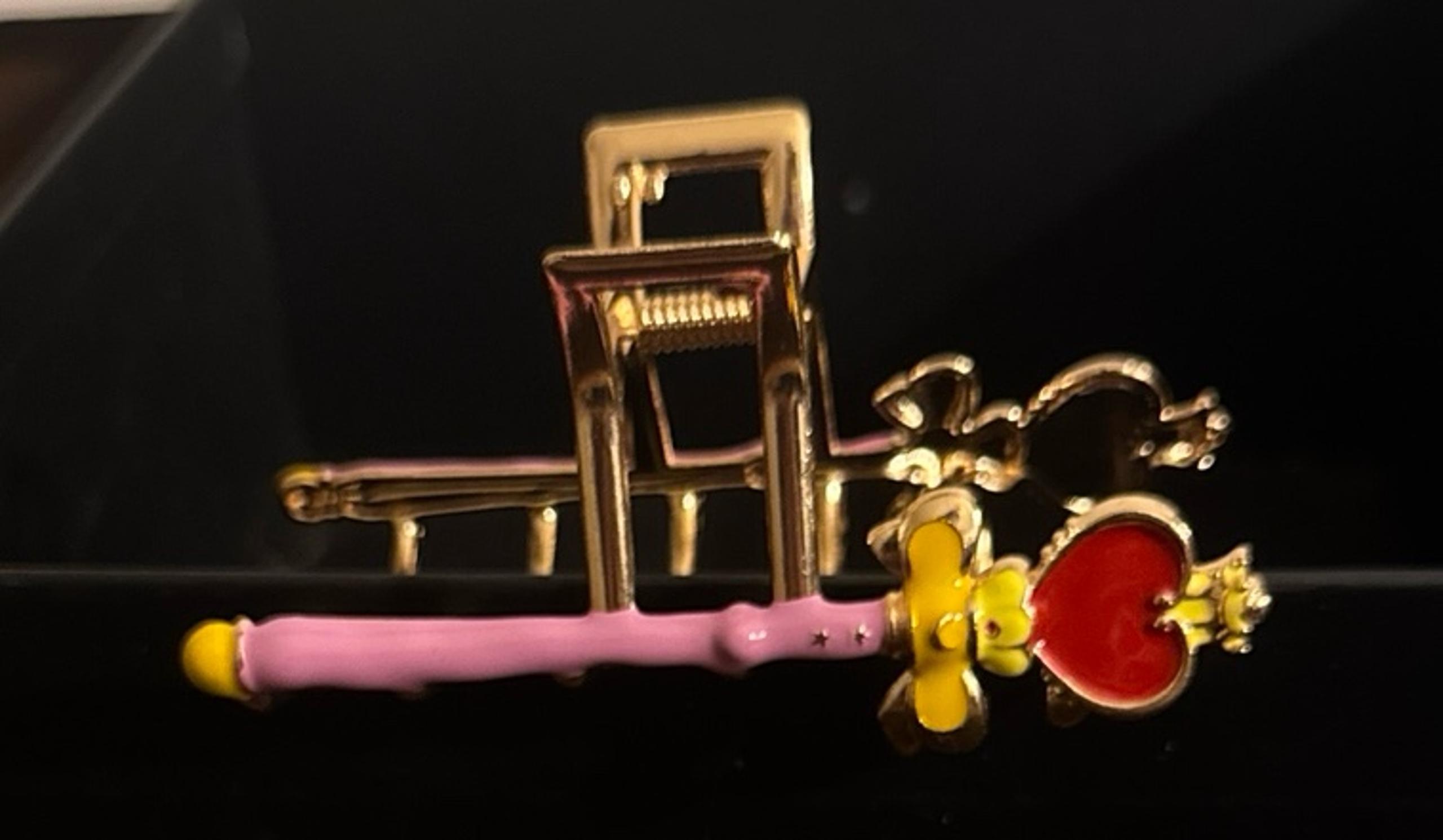 Sailor Moon metal wand hair clip claw new AI09