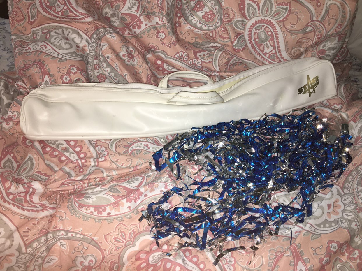 New white Starline baton majorette case