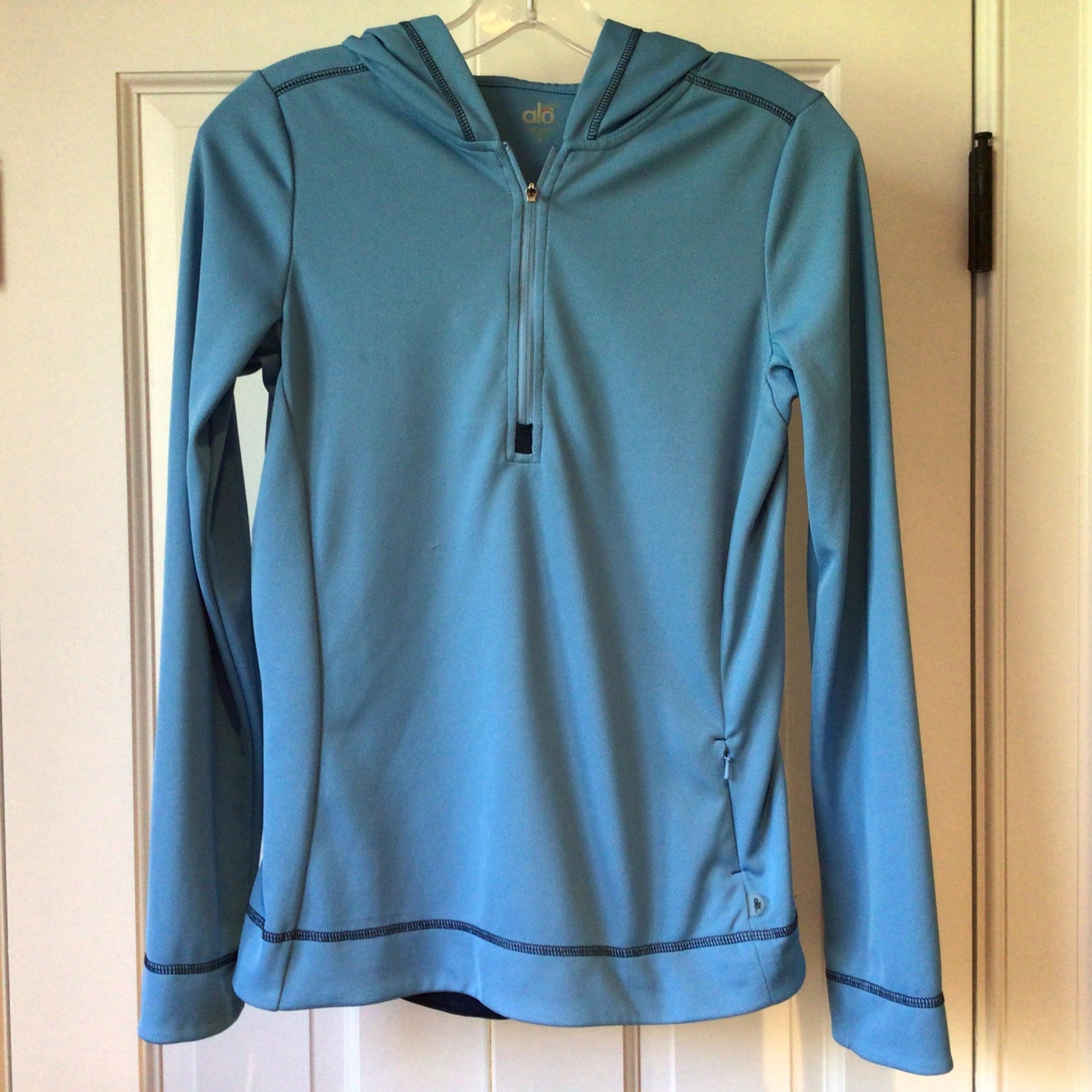 Alo Coolfit 1/2 Zip Hoodie Sz S