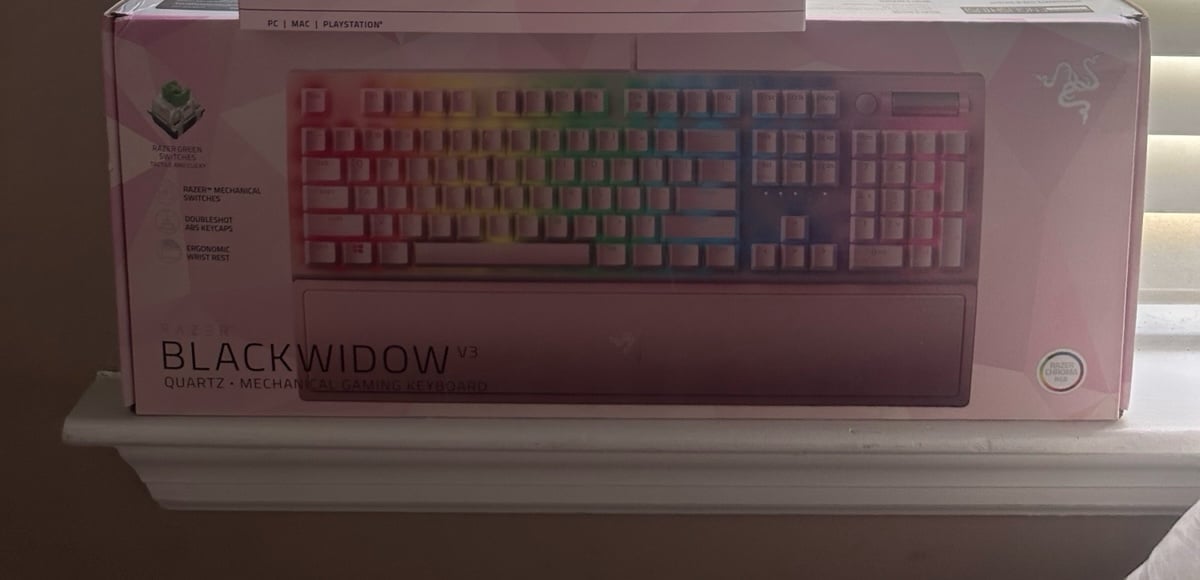 Razer Quartz Black Widow V3