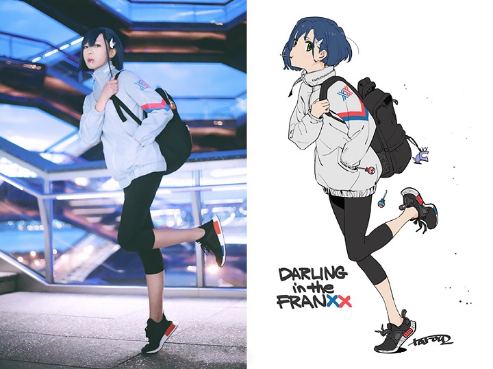 USED Darling in the franxxx 015 jacket, Cosplay Costume