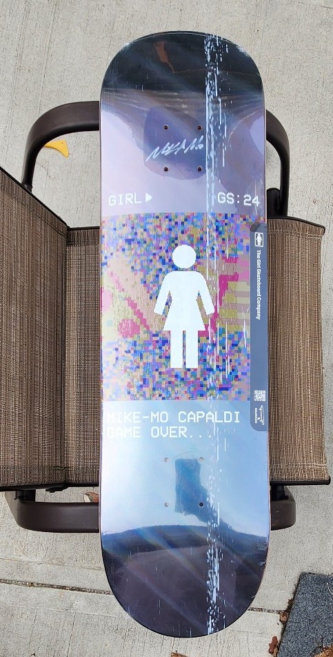 Mike Mo Capaldi Game Over last deck black signed 2024 Girl rare sold out