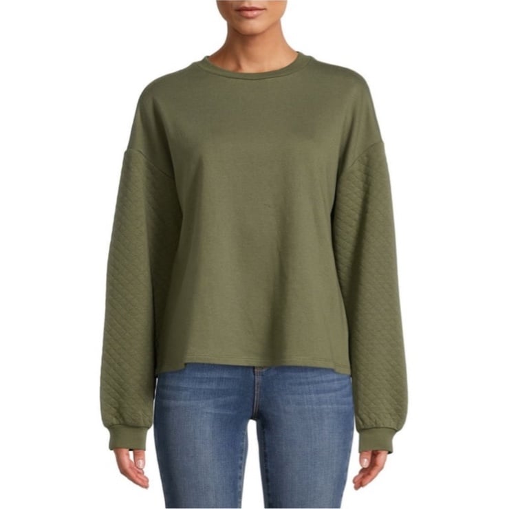 free delivery Women's Tru and Time Quilted NWT Medium, Pullover, Women free delivery Women's Tru and Time Quilted NWT Medium, Pullover, Women