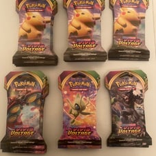 Pokémon TCG (24) Lot Sword and Shield Vivid Voltage Sleeved Booster Pack