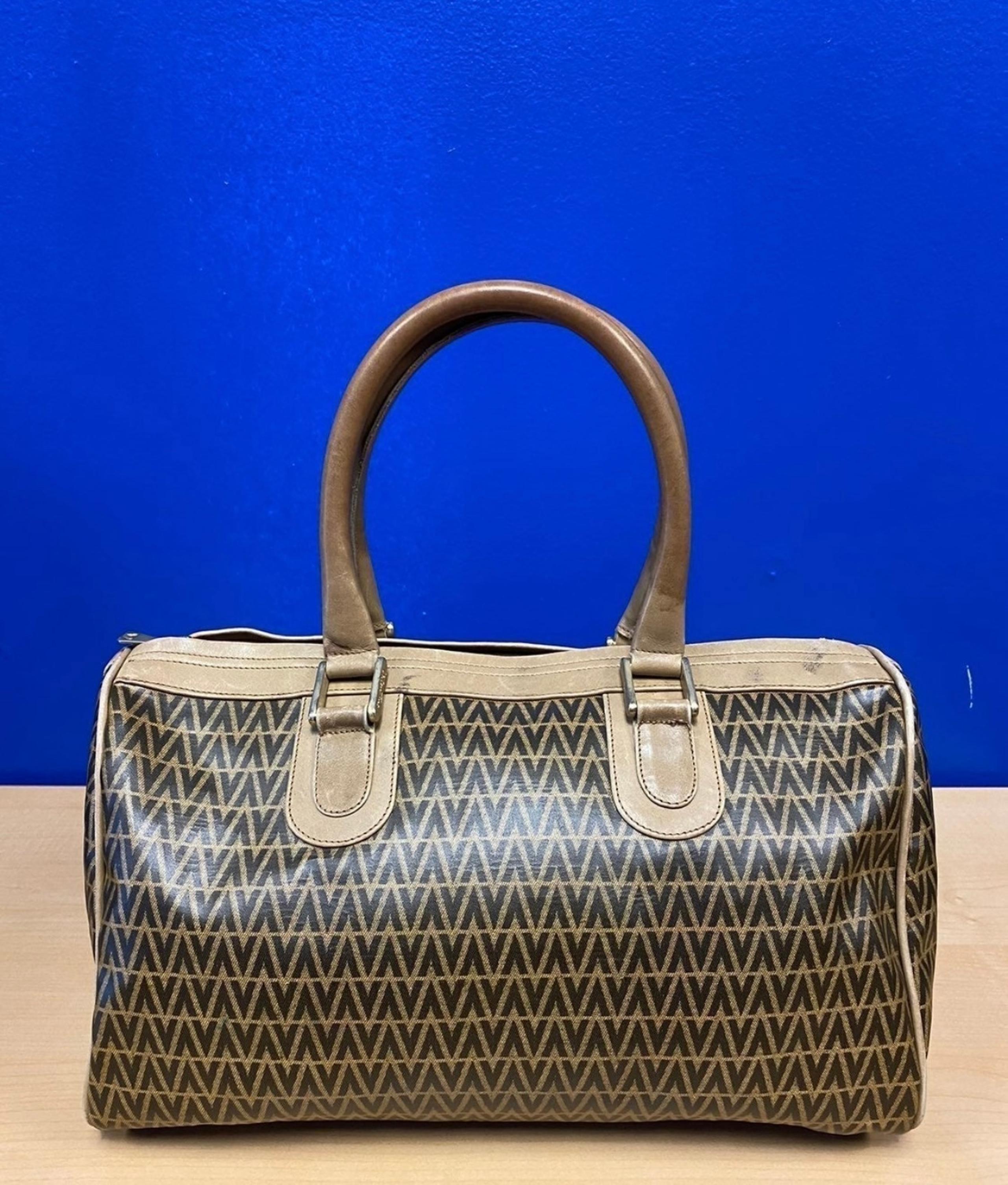Logo ZUCCA Signature Coated Canvas Vintage Handbag - Mario Valentino