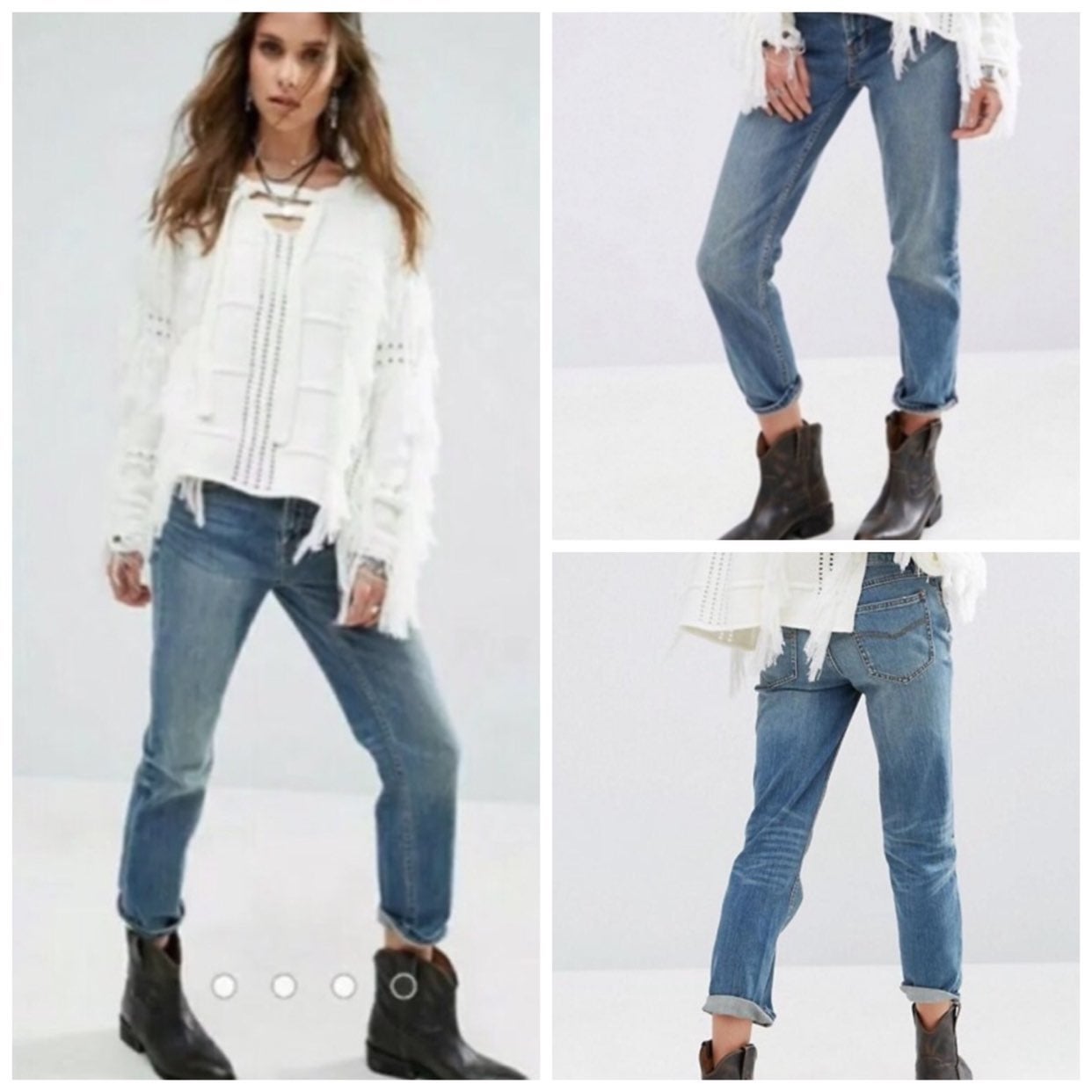 Free people jasper cropped denim jeans N