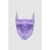Corset Cami Top Zip Back Silky Lilac Bright Purple Size 4
