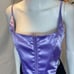 Corset Cami Top Zip Back Silky Lilac Bright Purple Size 4