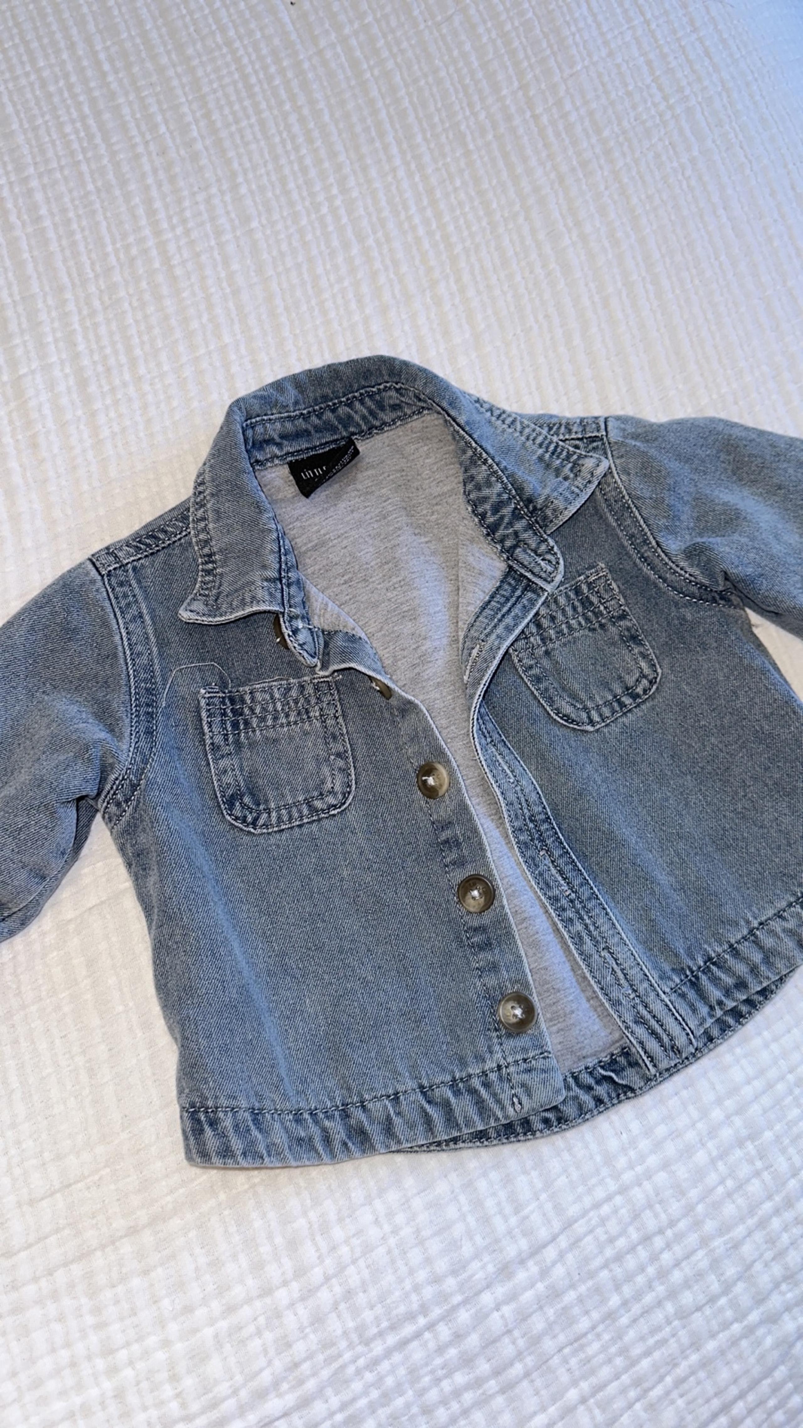 Denim Shacket - Little Bipsy