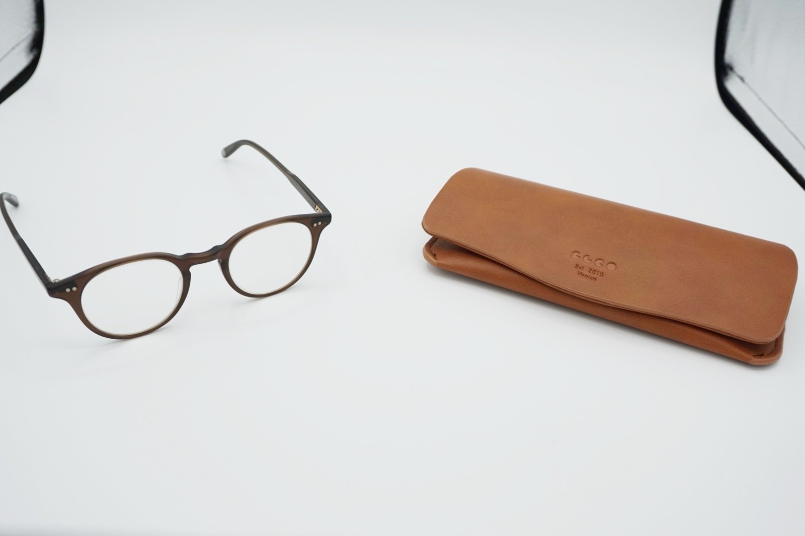 Garrett Leight Clune Eyeglasses - Color: Matte Espresso