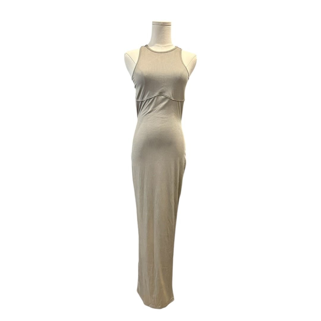 Micas Ribbed Textured Tank Top Pullover Maxi Dress Medium - NWT