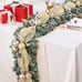 NEW 5.9FT Christmas Garland Decorations,Luxury Christmas Gold Garland for Mantle