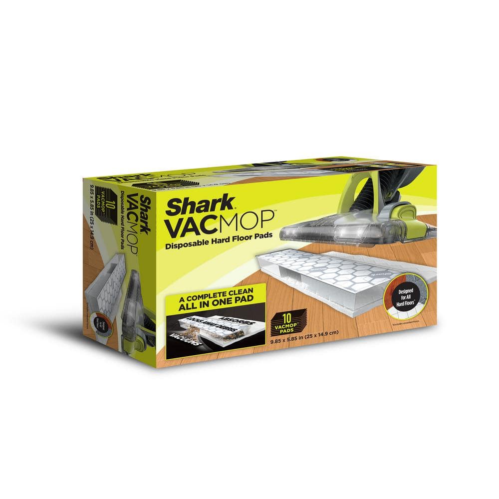 Shark VacMop Disposable Hard Floor Pads Refills 24 Ct VMP10 12oz floor cleaner