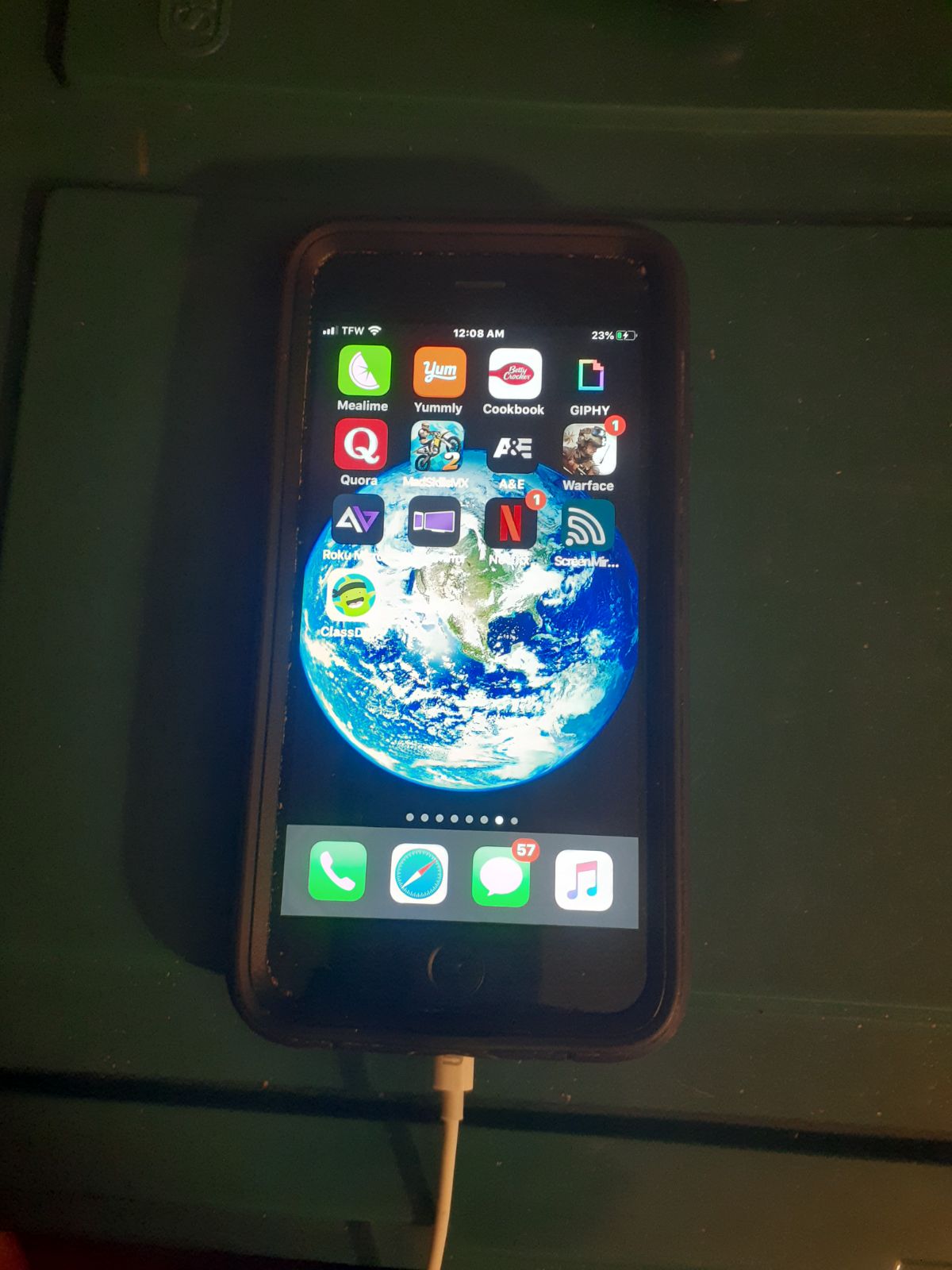 iPhone 6 Plus 32GB with blackweb case an