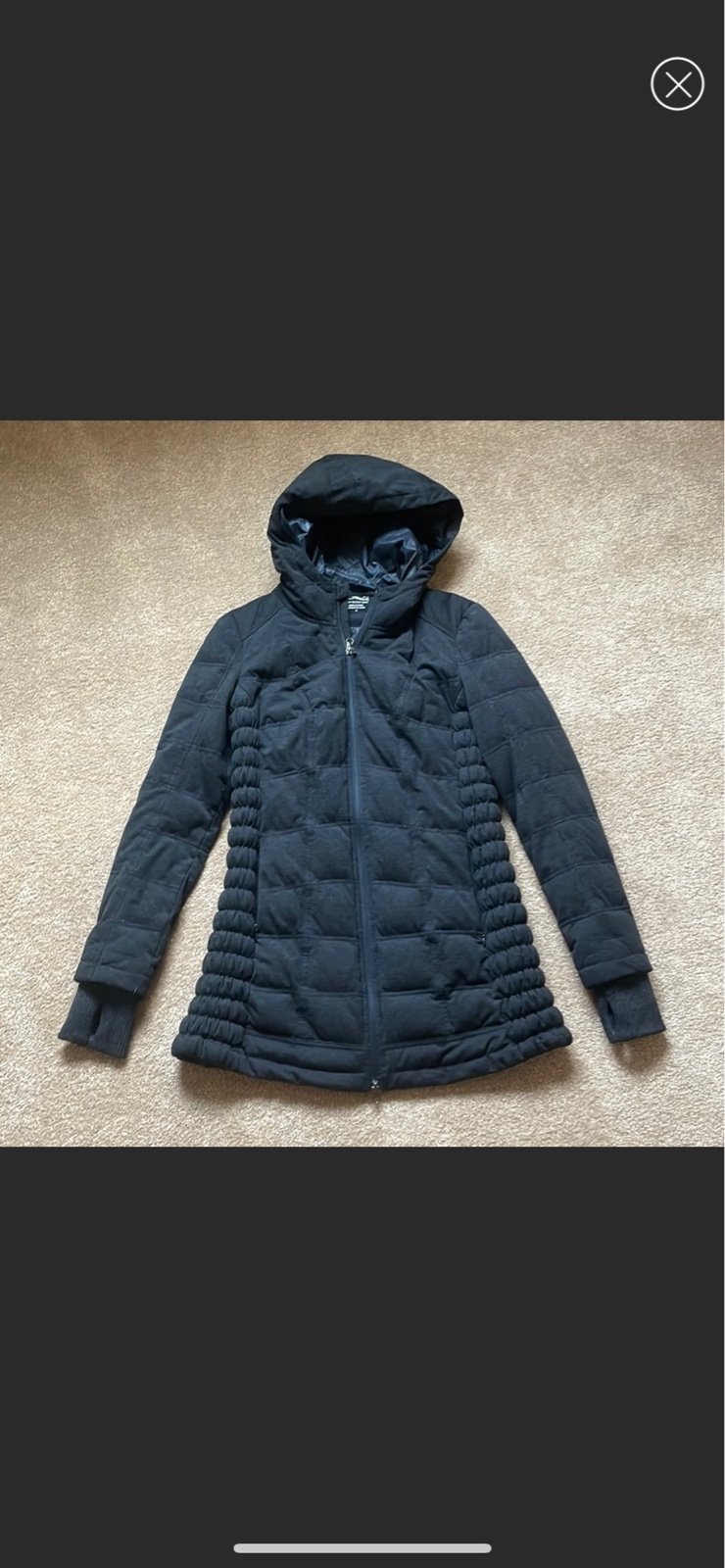 EUC Be by blanc Noir Coat