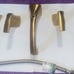 Moen Voss Brushed Gold Two-Handle 8 in. Widespread Bathroom Faucet Trim Kit, Val