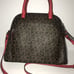Calvin Klein Bag Signature Dome Satchel Crossbody Purse Size Preown