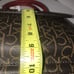 Calvin Klein Bag Signature Dome Satchel Crossbody Purse Size Preown