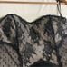 White House Black Market Dress Women's 2 Whimsygoth Coquette Edgy Black Lace