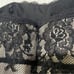 White House Black Market Dress Women's 2 Whimsygoth Coquette Edgy Black Lace