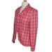 Zelda Women’s 6 Textured Blazer Pink Orange Cream Tweed Careerwear Colorful