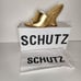 Schutz Aprill Womens Woven Gold leather Wedge Sandals Size 7.5