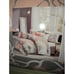 Madison Park Lola Queen Comforter shams skirt pillows Set Grey/Pink/White NEW