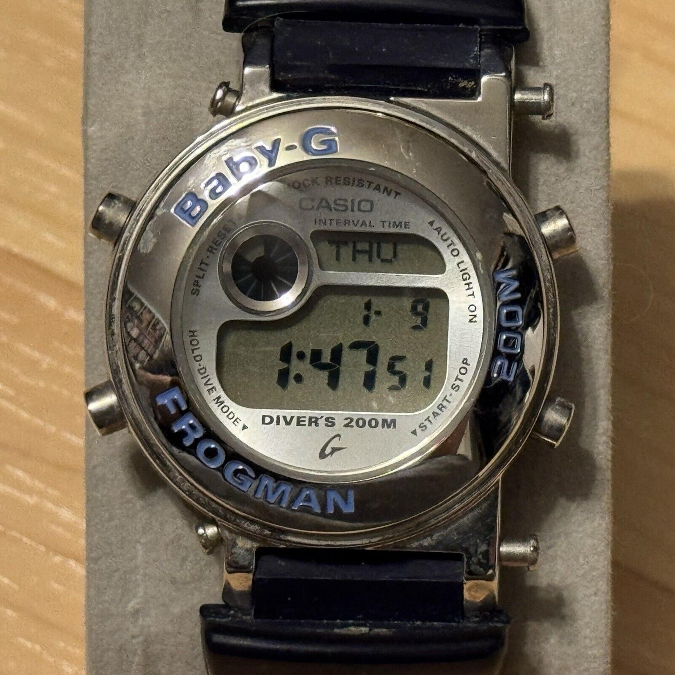 Casio G-Shock Frogman BGW-100 Women's Digital Dive Watch Vintage BGW100 - Baby-G