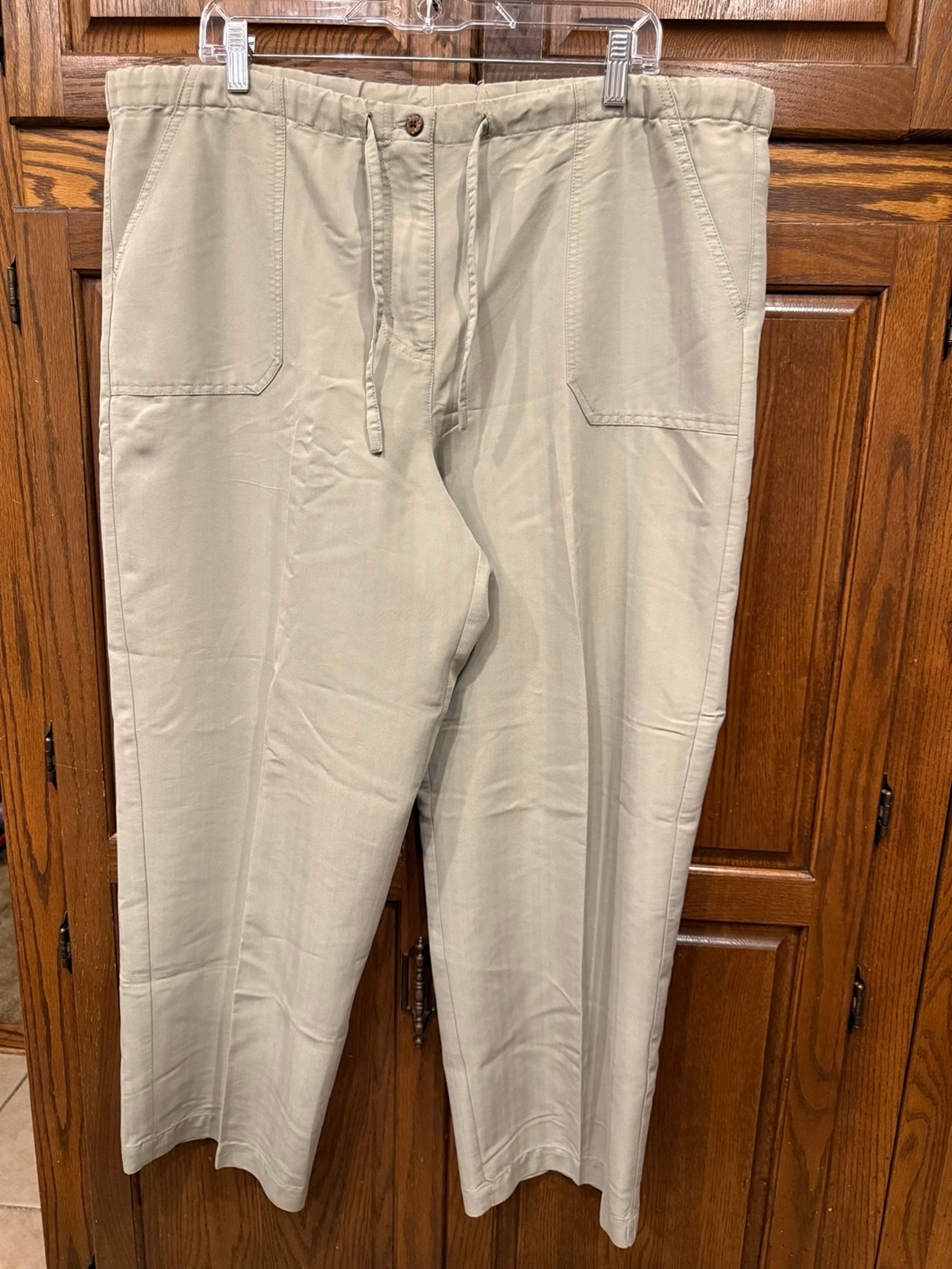 Havana Jack’s Cafe Capris Pants PXL XL Petite Tan Khaki Women’s