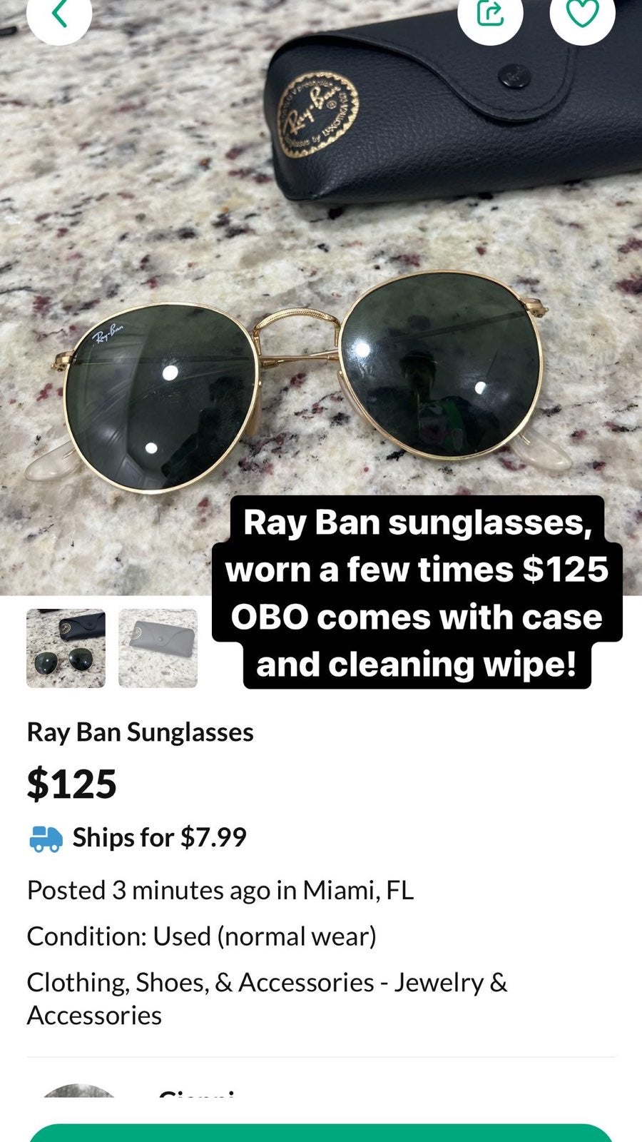 Ray-Ban sunglasses