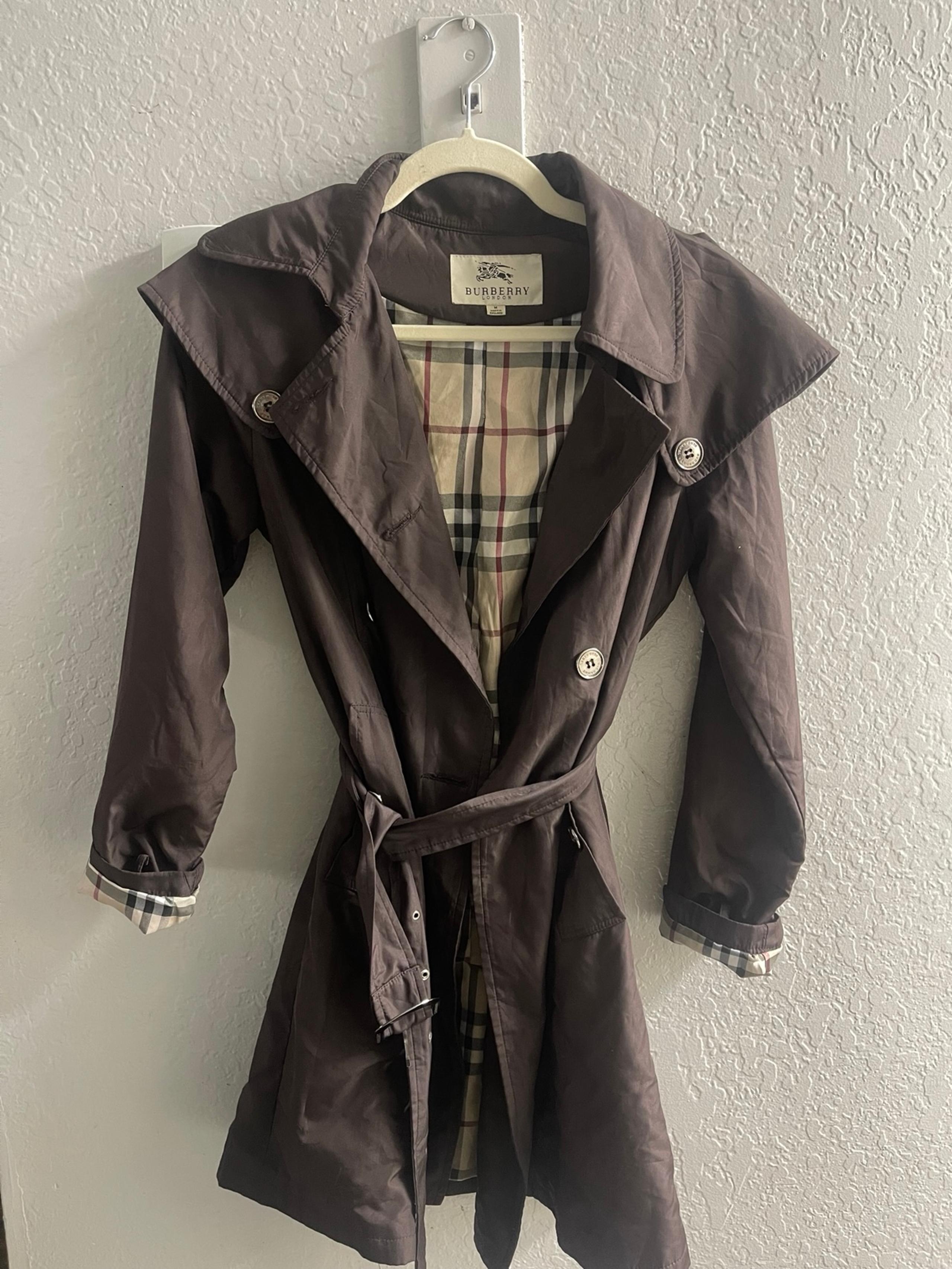 Burberry women’s rain jacket