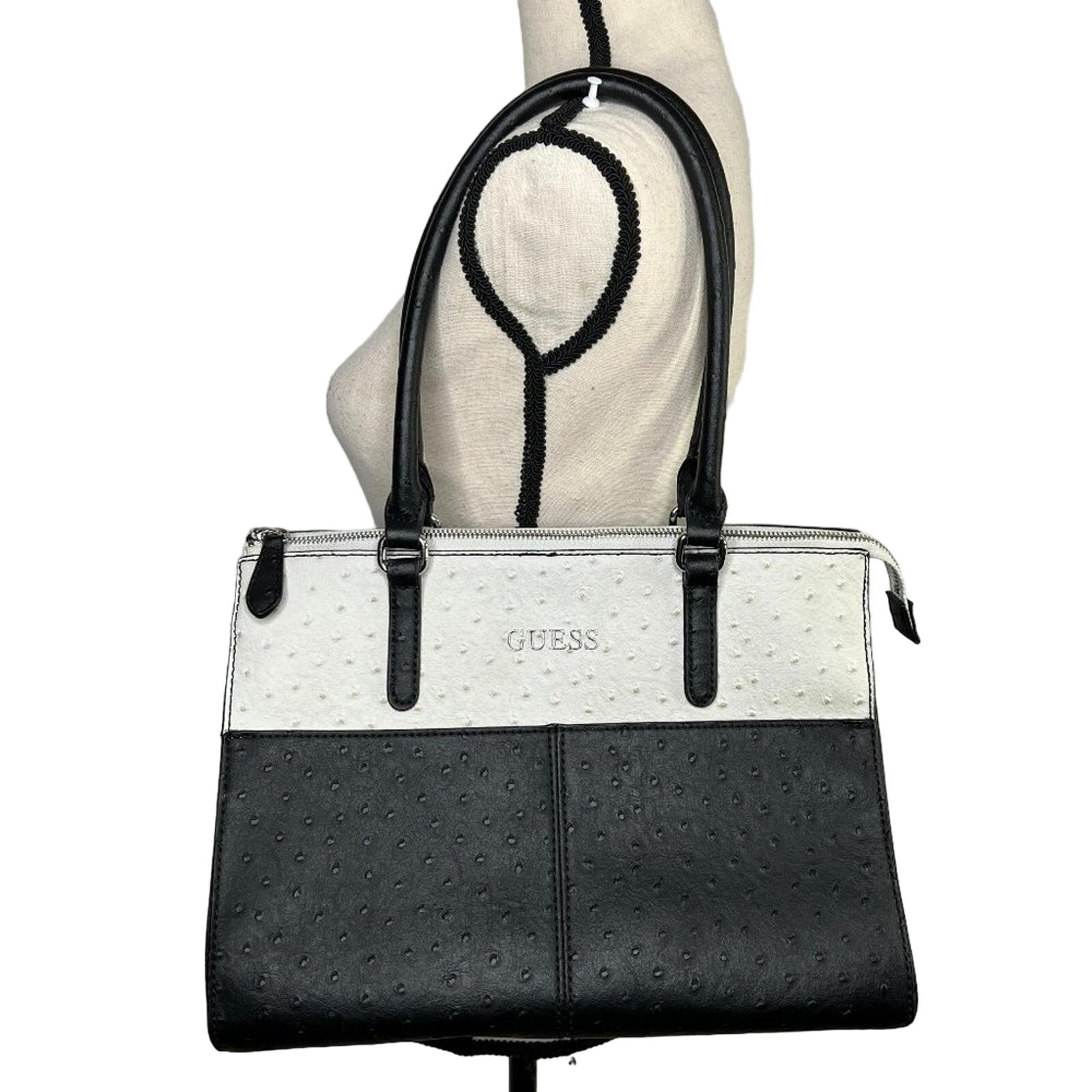 Black & White Shoulder Bag - GUESS