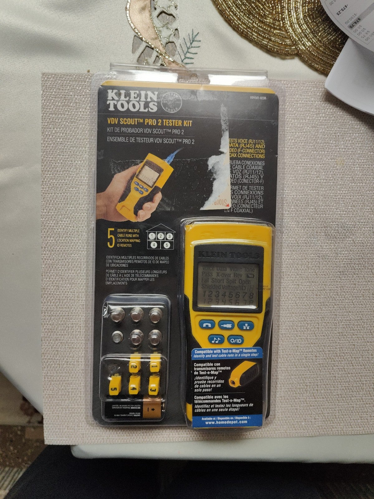 KLEIN TOOLS VDV501823 VDV SCOUT PRO 2 TESTER KIT  MODEL: VDV501823