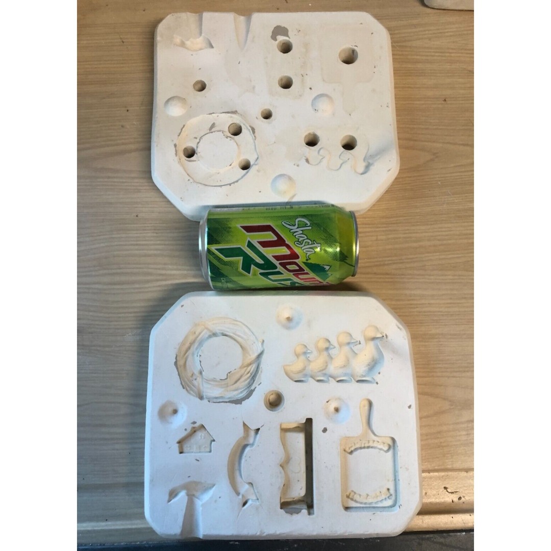 Scioto S1294 Country Magnets #3 Slip Casting Ceramic Mold G95 Cutting board, etc