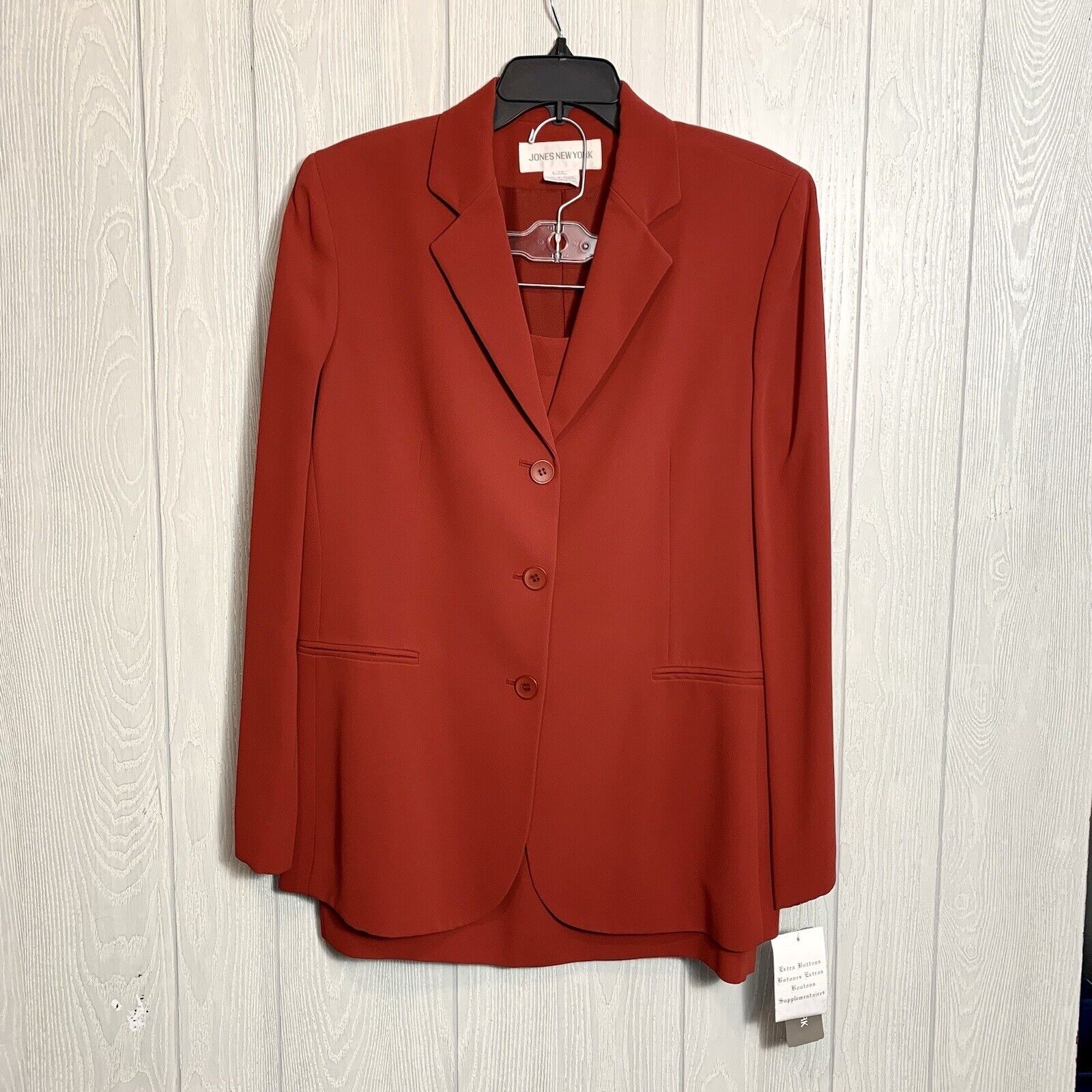 Jones New York Rust Skirt Suit *See Description* Size 12/14 NWT