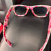 Ray Ban wayfarer Vibrant Pink and White Sunglasses