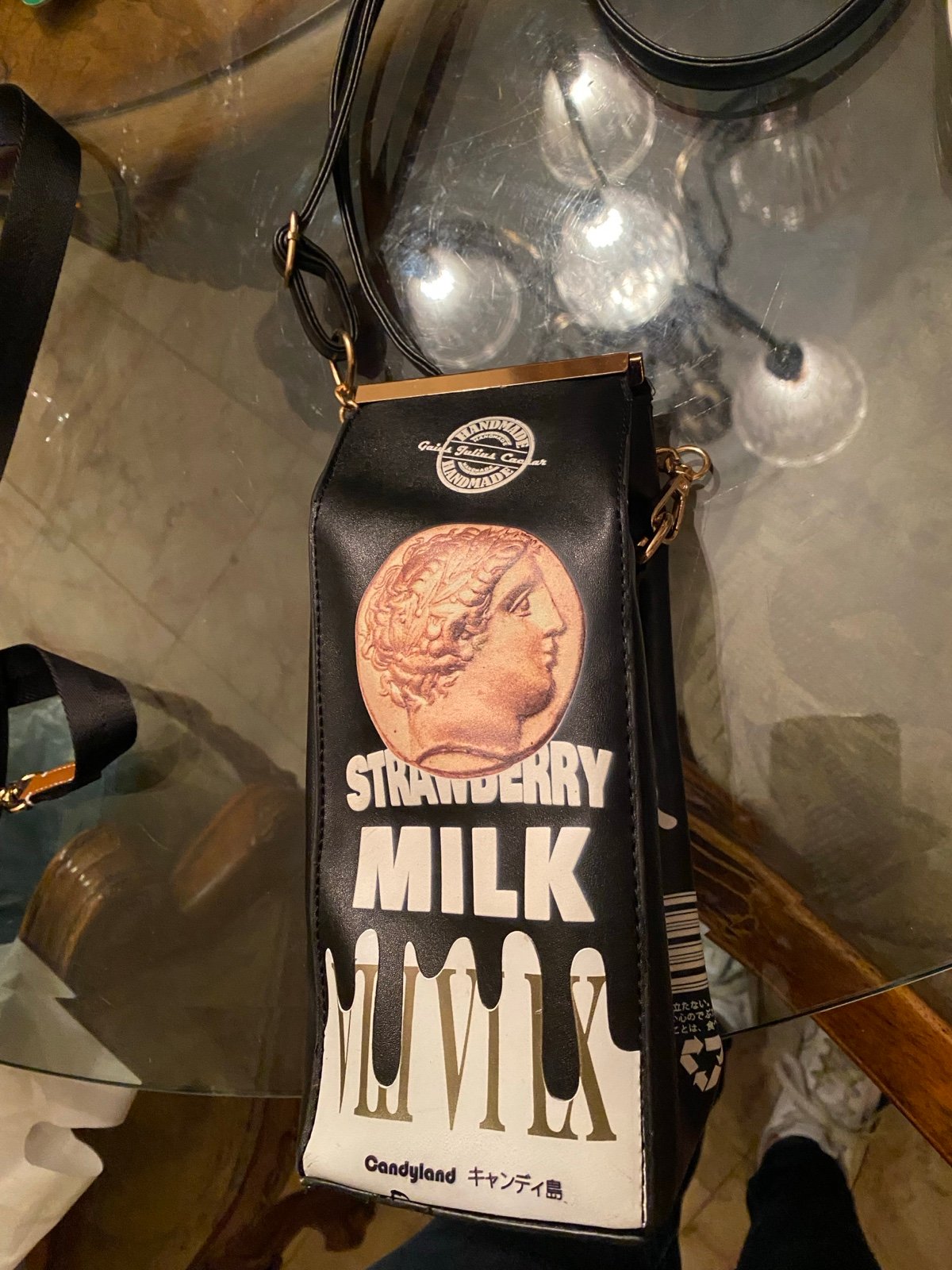 Strawberry Milk Crossbody / shoulder bag