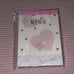 Vintage Sanrio Hearts Stationery Memo Pad 1990