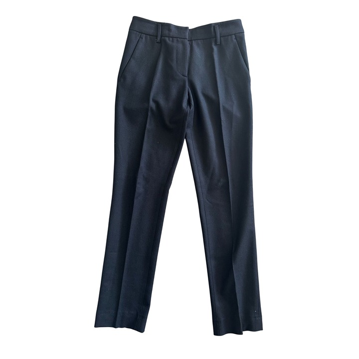 ENFOLD MELTY ORGANDY FORMED EGG PANTS Casual pants