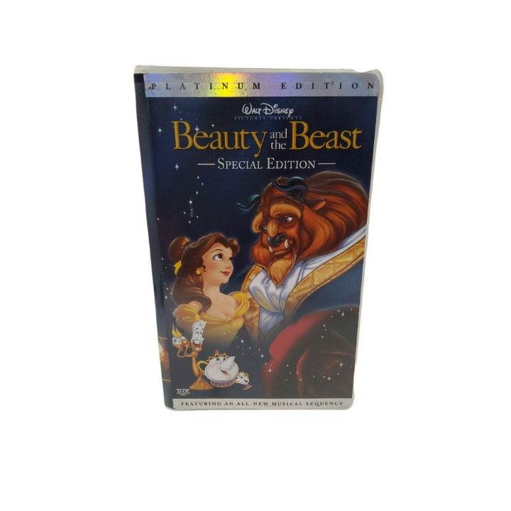 vintage rare 1991 Platinum Edition Walt Disney's Beauty and the Beast special