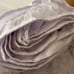 (2) White lace table skirts