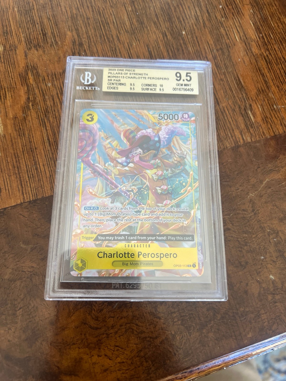 Charlotte Perospero OP03-113 alt art BGS 9.5