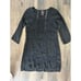 JOHNNY WAS Los Angeles Black Tunic Dress Embroidered S Small Coverup Beach