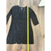 JOHNNY WAS Los Angeles Black Tunic Dress Embroidered S Small Coverup Beach
